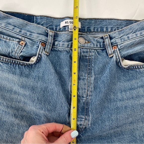 Re Done 70s Stove Pipe Jeans Size 31 - Picture 13 of 14